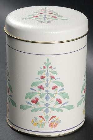 Poppies On Blue 4" Metal Storage Jar & Lid