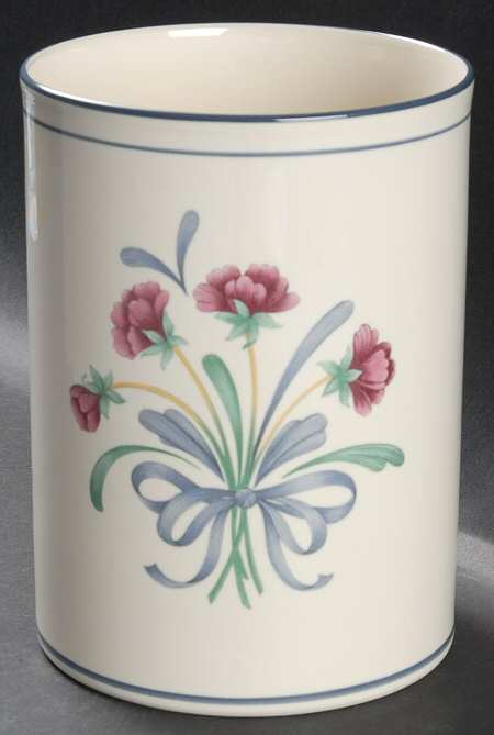 Poppies On Blue Large Canister No Lid