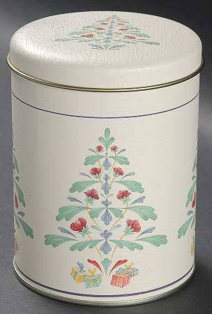Poppies On Blue 5" Metal Storage Jar & Lid