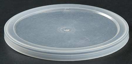 Poppies On Blue Plastic Lid for Glassware Storage Bowl