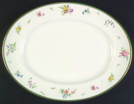 Provence Green 15" Oval Serving Platter