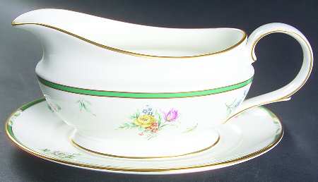 Provence Green Gravy Boat & Underplate