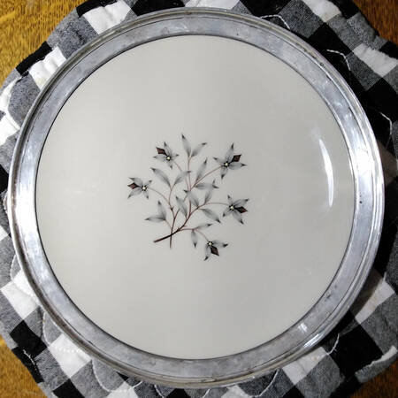 Princess Sterling Rim Dinner Plate
