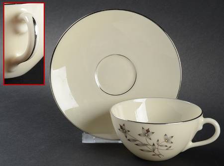 Princess Flat Cup & Saucer Set