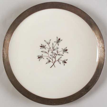 Princess Sterling Rim Dinner Plate