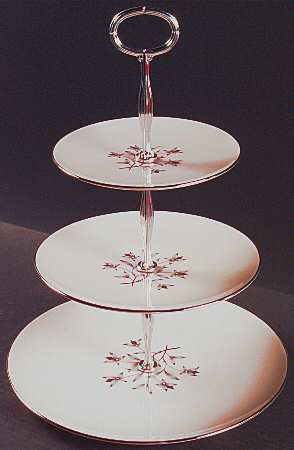 Princess 13 7/8"-14 1/4" 3-Tiered Serving Tray(DP,SP,BB) HC
