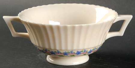 Priscilla Footed Cream Soup Bowl