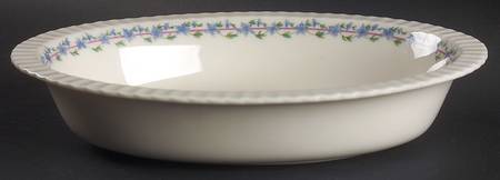 Priscilla 9" Oval Vegetable Bowl