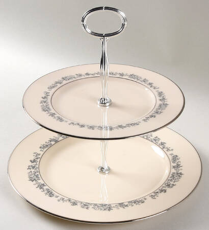 Promise 6 5/8"-10"  2 Tiered Serving Tray (Dp, Sp) HC