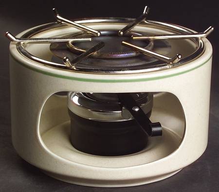 Quakertown Warmer Stand, Metal Rack & Burner