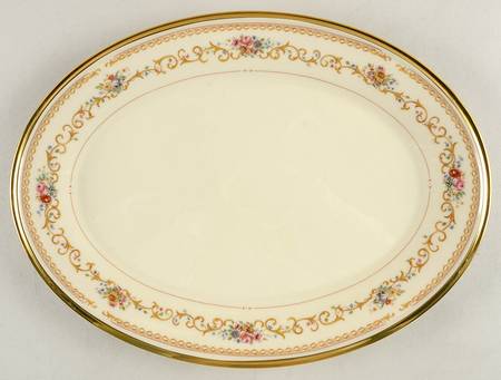 Queen's Garden 14" Oval Serving Platter
