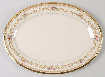 Queen's Garden 16" Oval Serving Platter