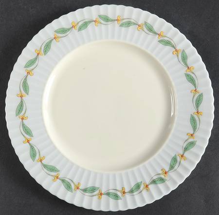 Lenore Light Blue Rim Salad Plate