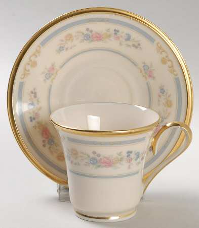 Raleigh Footed Demitasse Cup & Saucer Set