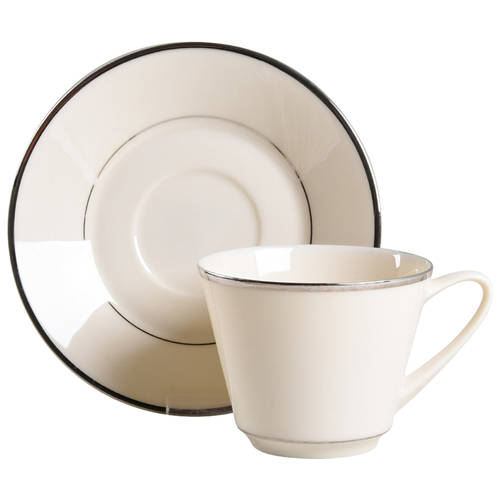 Flat Cup & Saucer Set