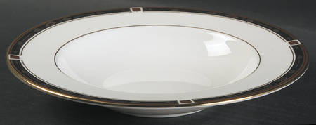 Regency Black Rim Soup Bowl