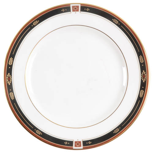 Regency Black Bread & Butter Plate