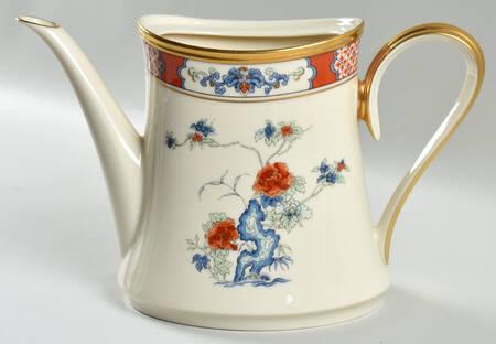 Red Lacquer Tea/Coffee Pot No Lid