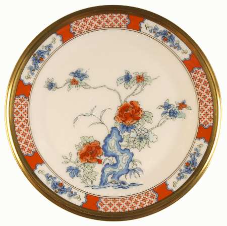 Red Lacquer Bread & Butter Plate