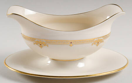 Republic Gravy Boat with Attached Underplate