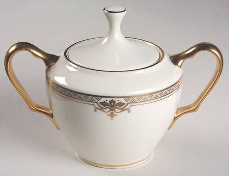 Republic Sugar Bowl & Lid by Lenox
