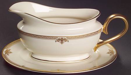 Republic 1999 Shape Gravy Boat & Underplate by Lenox