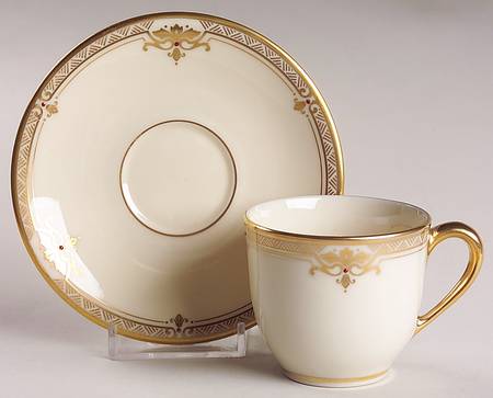 Republic Flat Demitasse Cup & Saucer Set by Lenox