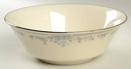 Reverie (Platinum Trim) 9" Round Vegetable Bowl