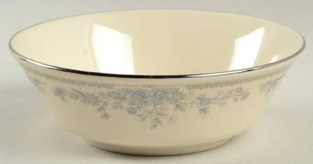 Reverie (Platinum Trim) Individual Salad/Dessert/Fruit Bowl