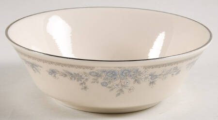 Reverie (Platinum Trim) Individual Salad/Dessert/Fruit Bowl