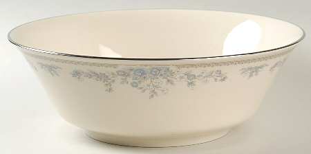 Reverie (Platinum Trim) 9" Round Vegetable Bowl