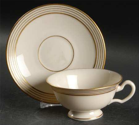 Rhapsody Footed Cup & Saucer Set