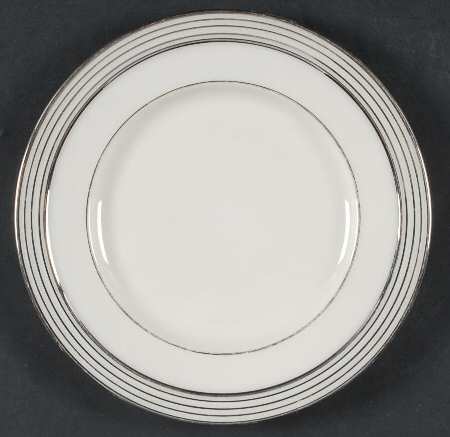 Rhythm White Salad Plate