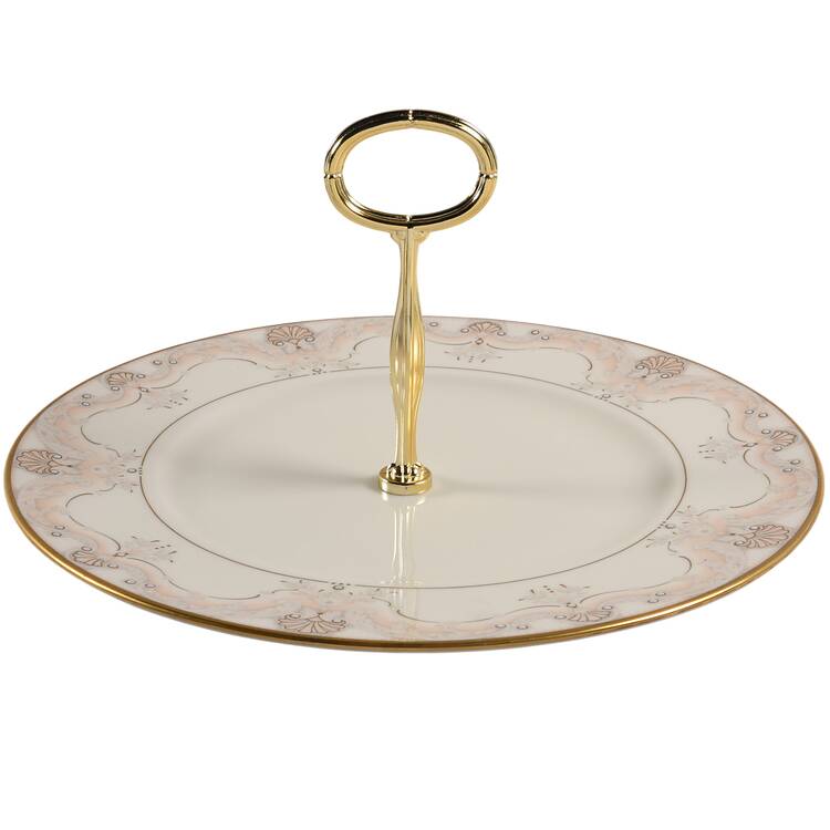 Richelieu Court Round Serving Plate with Center Handle (Dp) Hc