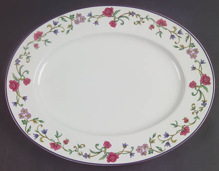 Rose Garden 14" Oval Serving Platter by Lenox