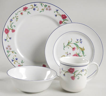 Rose Garden 4 Piece Place Setting