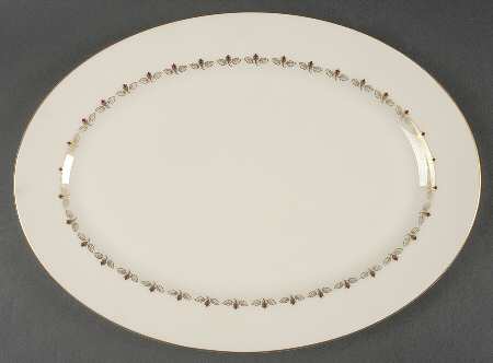 Romance 13" Oval Serving Platter