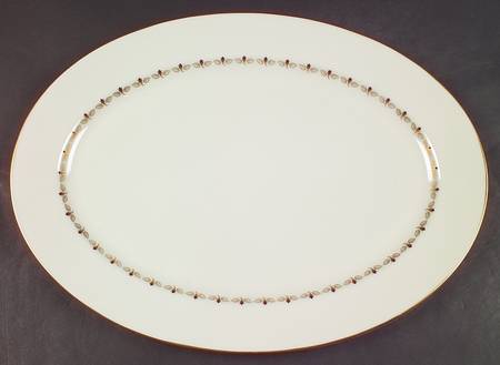 Romance 17" Oval Serving Platter