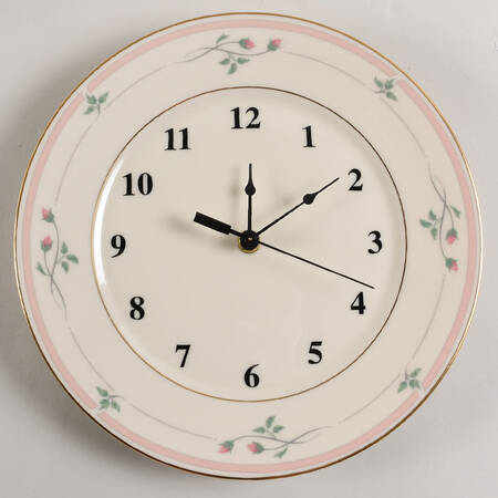 Rose Manor Pink 1-2" depth  Clock Plate HC