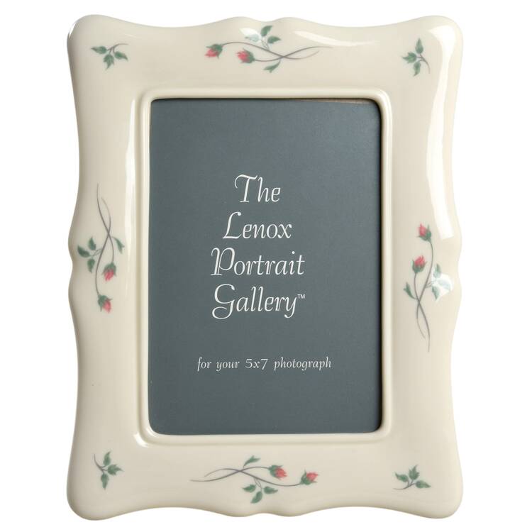 Rose Manor Pink Frame-Holds 5" X 7" by Lenox