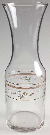 Rose Manor Pink Glassware Carafe