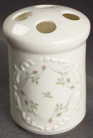 Rose Manor Pink Toothbrush Holder
