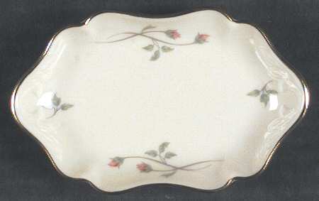Rose Manor Pink Silver Tray