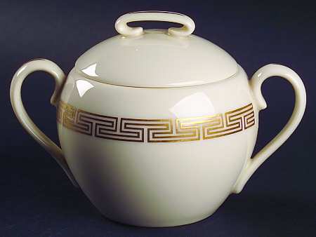 Rondelle Sugar Bowl & Lid by Lenox