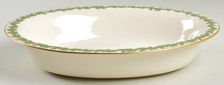 Royal Oak Green 10" Oval Vegetable Bowl