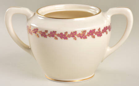 Royal Oak Maroon Sugar Bowl No Lid