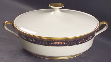 Royal Peony Round Covered Vegetable by Lenox