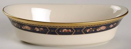 Royal Peony 8" Oval Vegetable Bowl by Lenox
