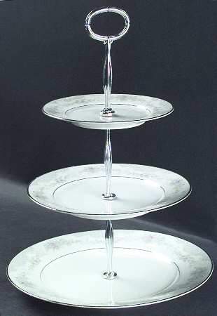 Rosamond 13 7/8"-14 1/4" 3-Tiered Serving Tray(DP,SP,BB) HC