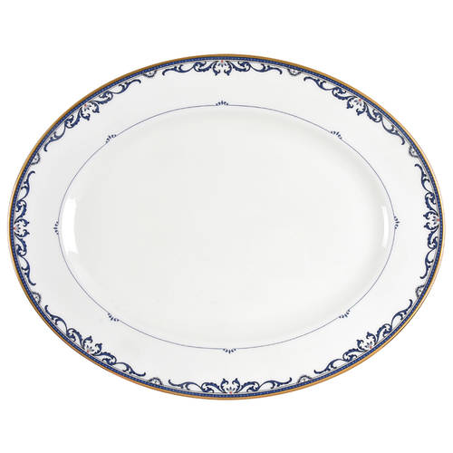 Royal Scroll 13" Oval Serving Platter
